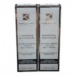Lot of 2 Kaplan MD Diamond Contour Supercharged 1 Min Daily Facial 1.35oz NIB
